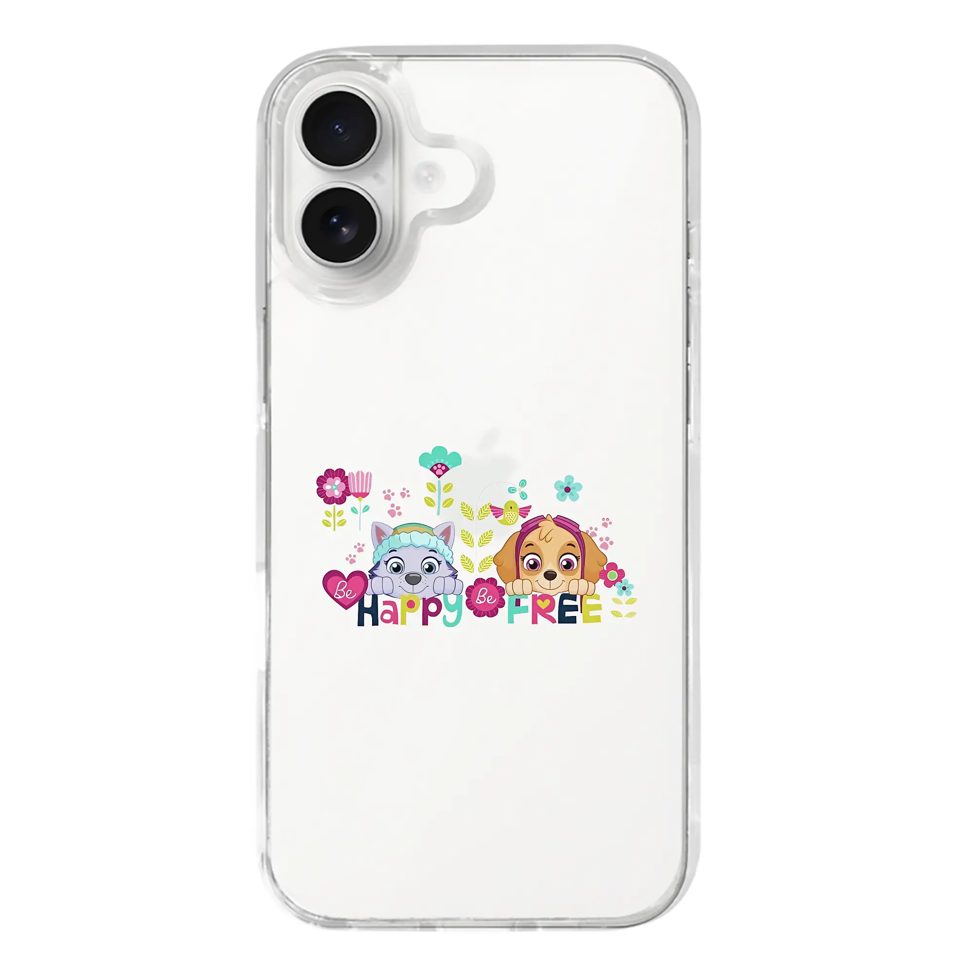 パウ・パトロール グッズ,スカイ - iPhone 17シリーズ 透明スマホケース – 薄型・耐衝撃・精密フィット保護カバー